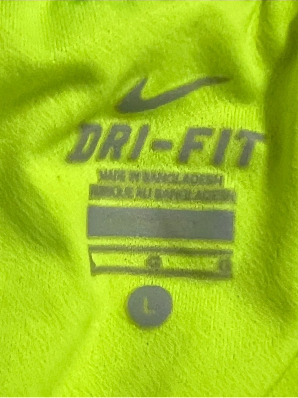 Nike Women's Tempo Running Shorts In Neon Yellow & Black Size Large